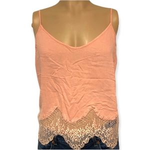 BOGO BKE Pink Lace Tank Top